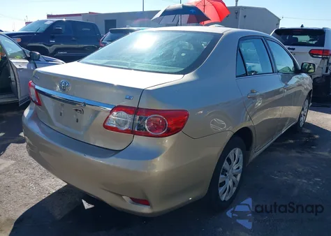 2013 Toyota Corolla Le z USA, uszkodzony, nr VIN 5YFBU4EE6DP205794